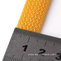 Yellow Expandable automotive braided wire sleeve